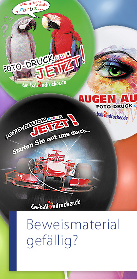 Luftballondruck-Referenzen von www.die-ballondrucker.de