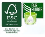 FSC® Fair Rubber Logo