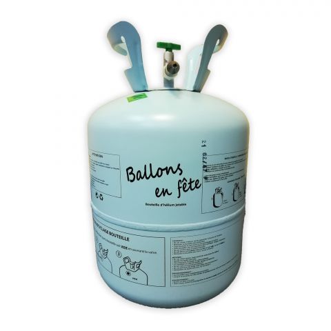 Heliumtank, Gasflasche von vorne zum Befüllen von Luftballons