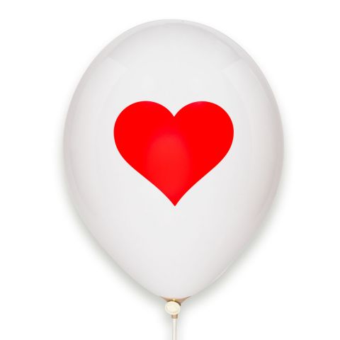 6 Stück Qualitäts  Herzballon Herzballons Herz Ballon 3xGroß 3xKlein Luftballon 
