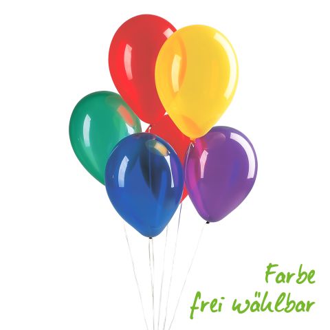 Luftballontraube in Kristalloptik, bunt gemischt, 95cm Umfang, Farbe frei wählbar