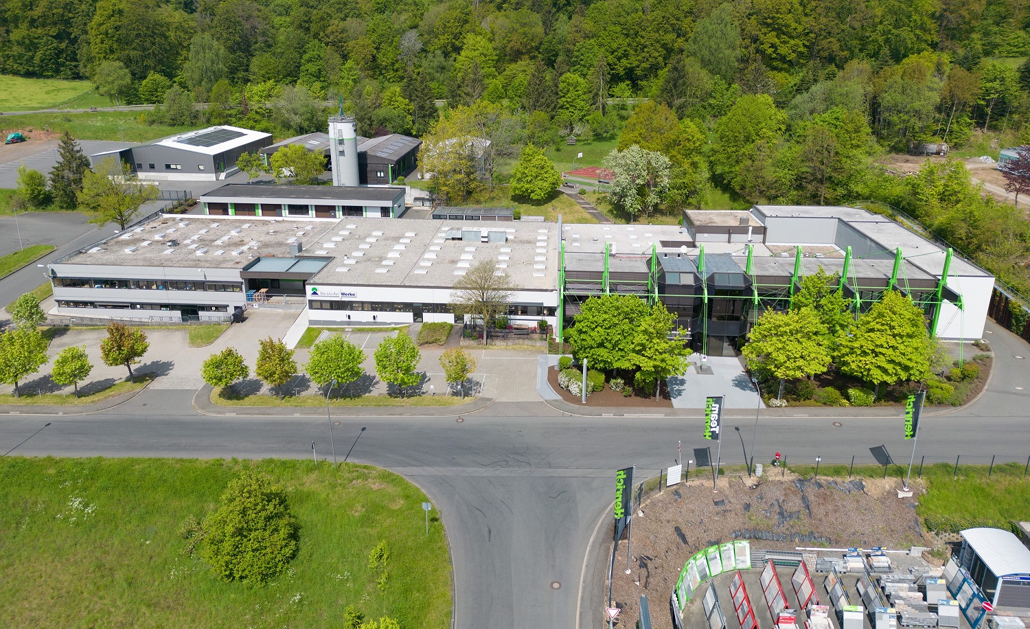 Das Hauptwerk mit Verwaltung der Westeifel Werke in Gerolstein